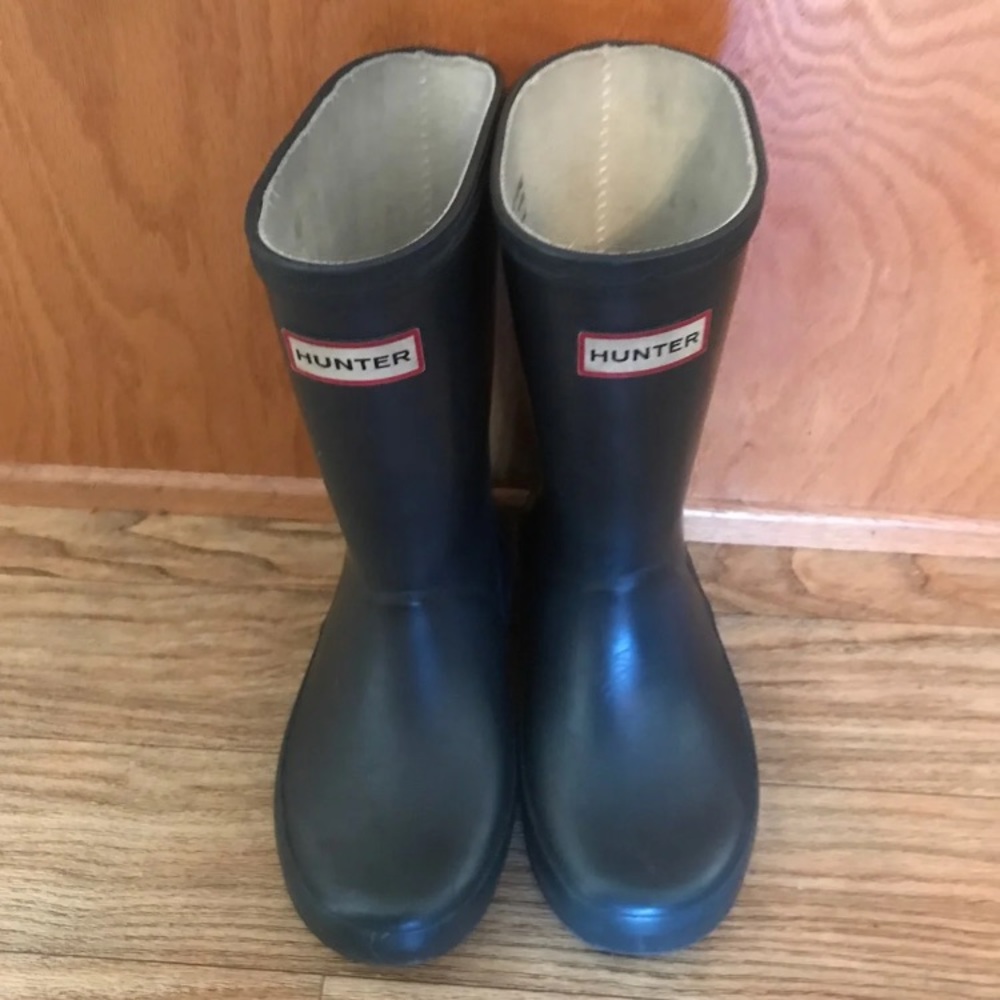 Matte Navy Hunter Boots